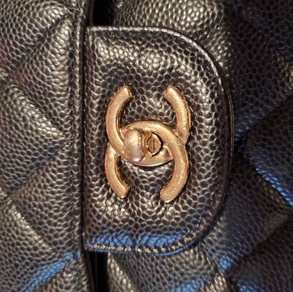 Chanel caviar jumbo double flap - Picture 7 of 17
